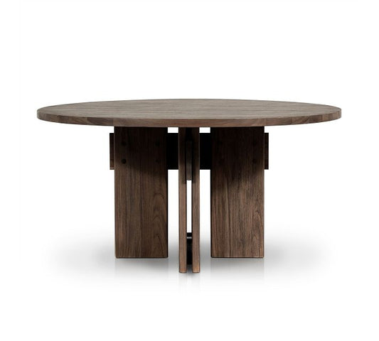 Robertson Teak Round Outdoor Dining Table (60")