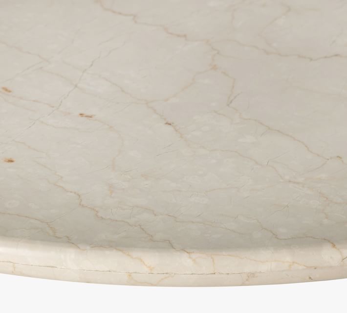 Rockfall Marble Oval Dining Table (78")