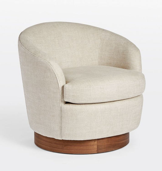 Roslyn Leather Swivel Chair