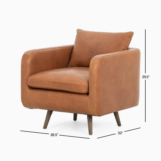 Rounded Back Swivel Chair