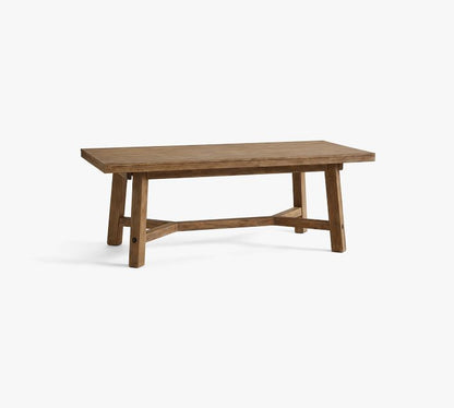Rustic Farmhouse Extending Dining Table (77"-102")