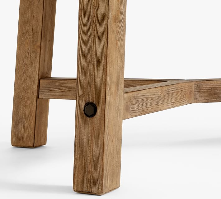 Rustic Farmhouse Extending Dining Table (77"-102")