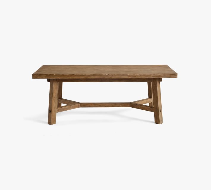 Rustic Farmhouse Extending Dining Table (77"-102")