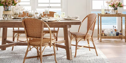 Rustic Farmhouse Extending Dining Table (77"-102")