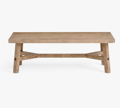 Rustic Farmhouse Rectangular Coffee Table (54")