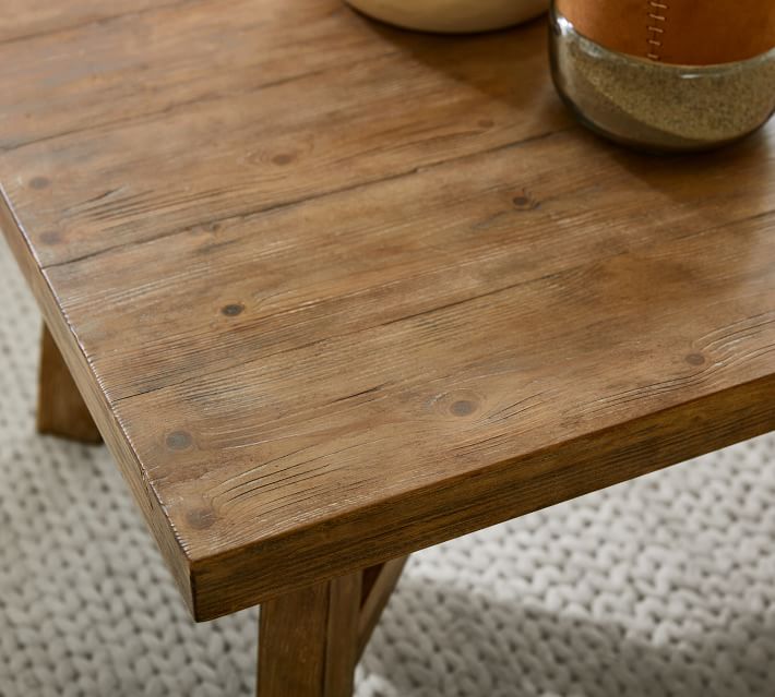 Rustic Farmhouse Rectangular Coffee Table (54")