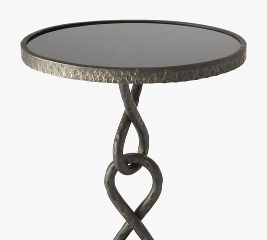 Samus Metal Accent Table (18")