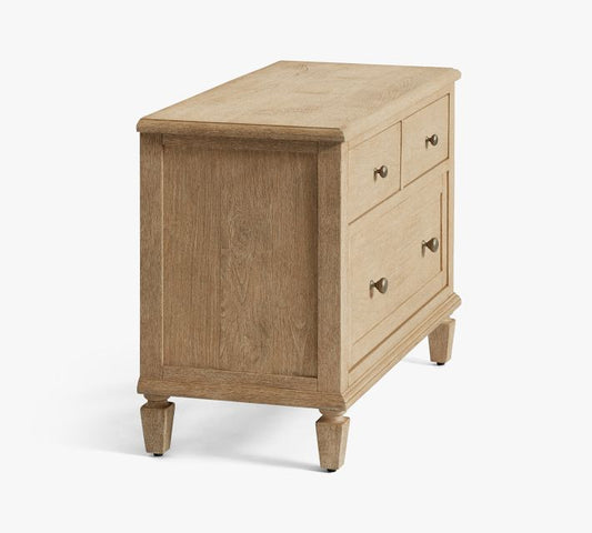 Sausalito 3-Drawer Nightstand (34")