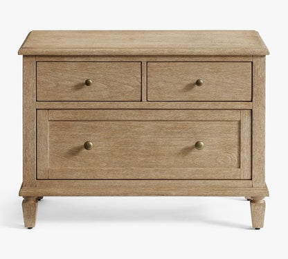 Sausalito 3-Drawer Nightstand (34")