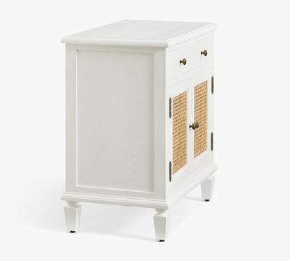 Sausalito Cane Cabinet Nightstand (28")