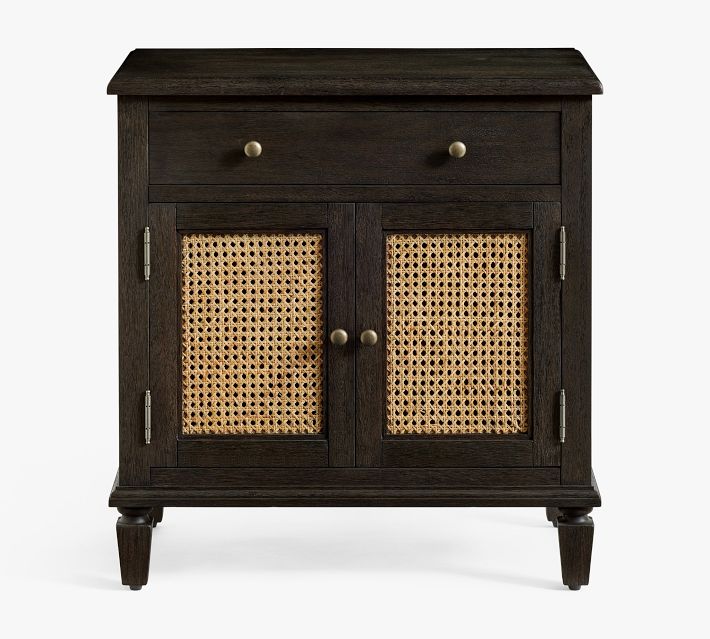 Sausalito Cane Cabinet Nightstand (28")