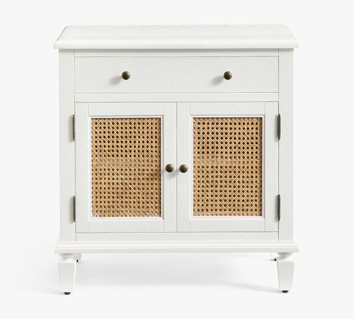 Sausalito Cane Cabinet Nightstand (28")