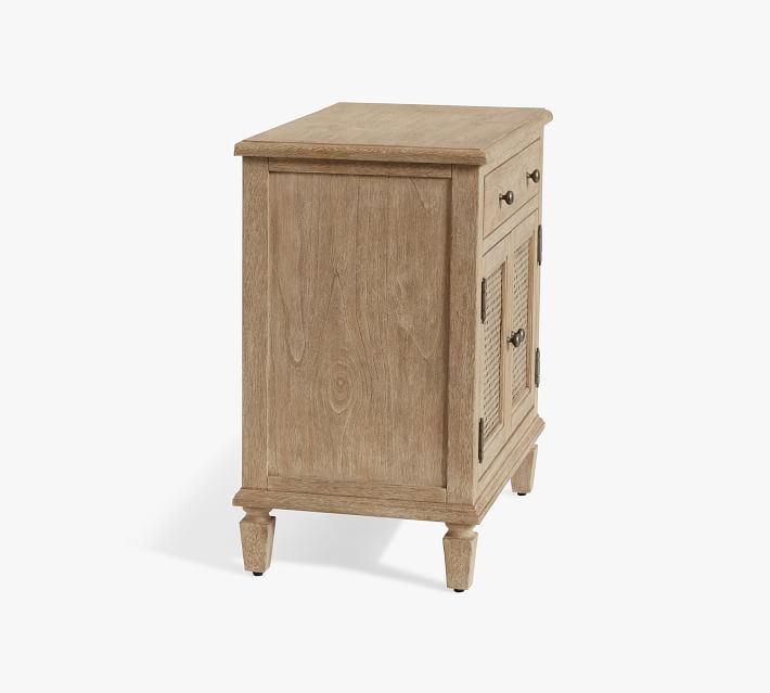 Sausalito Cane Cabinet Nightstand (28")