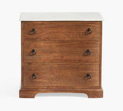 Scarlett Marble Nightstand (28")