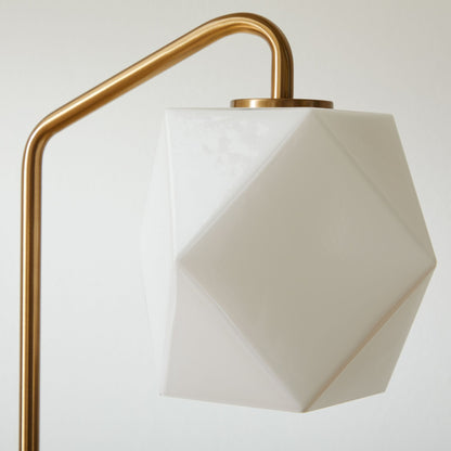 Sculptural Faceted Table Lamp (21")