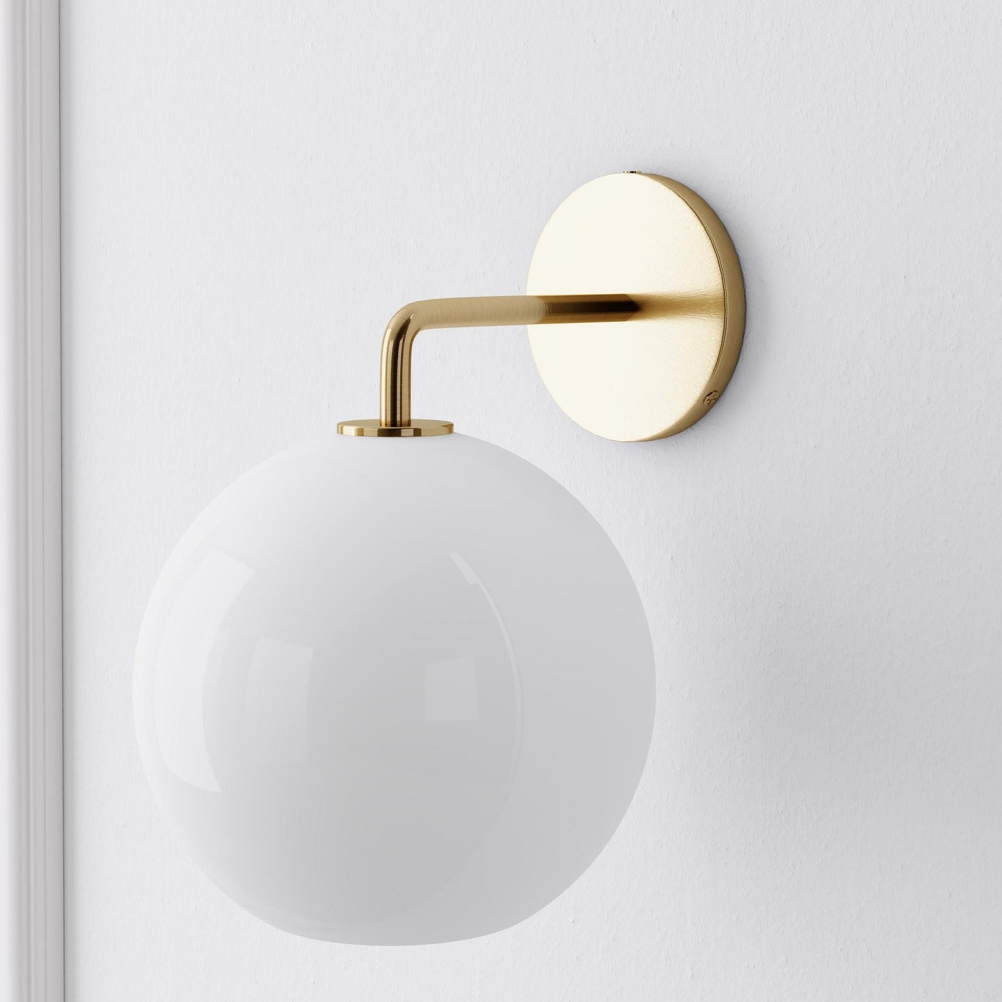 Sculptural Globe Sconce