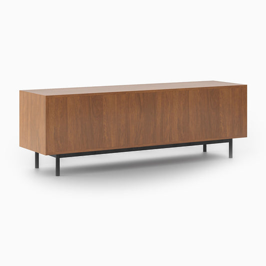 Slatted Media Console (67")