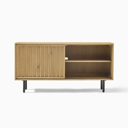 Slatted Shallow Media Console (48")