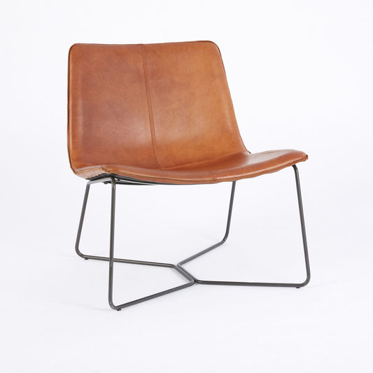 Slope Leather Lounge Chair