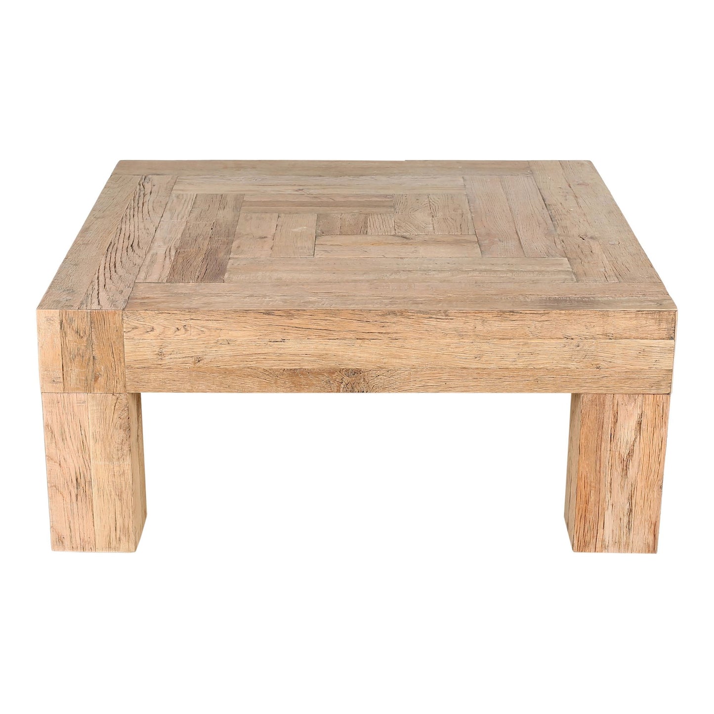 Solid Reclaimed Wood Square Coffee Table