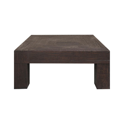 Solid Reclaimed Wood Square Coffee Table