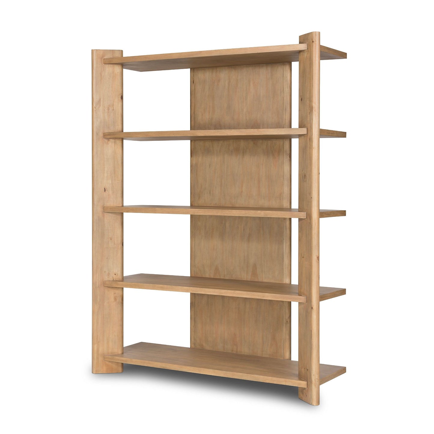 Solid Wood Intersecting Bookcase (62")