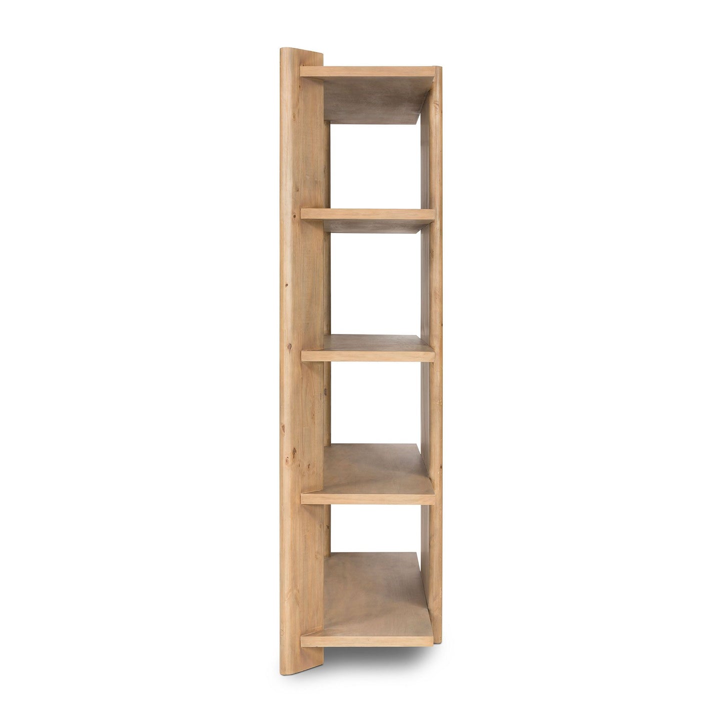 Solid Wood Intersecting Bookcase (62")