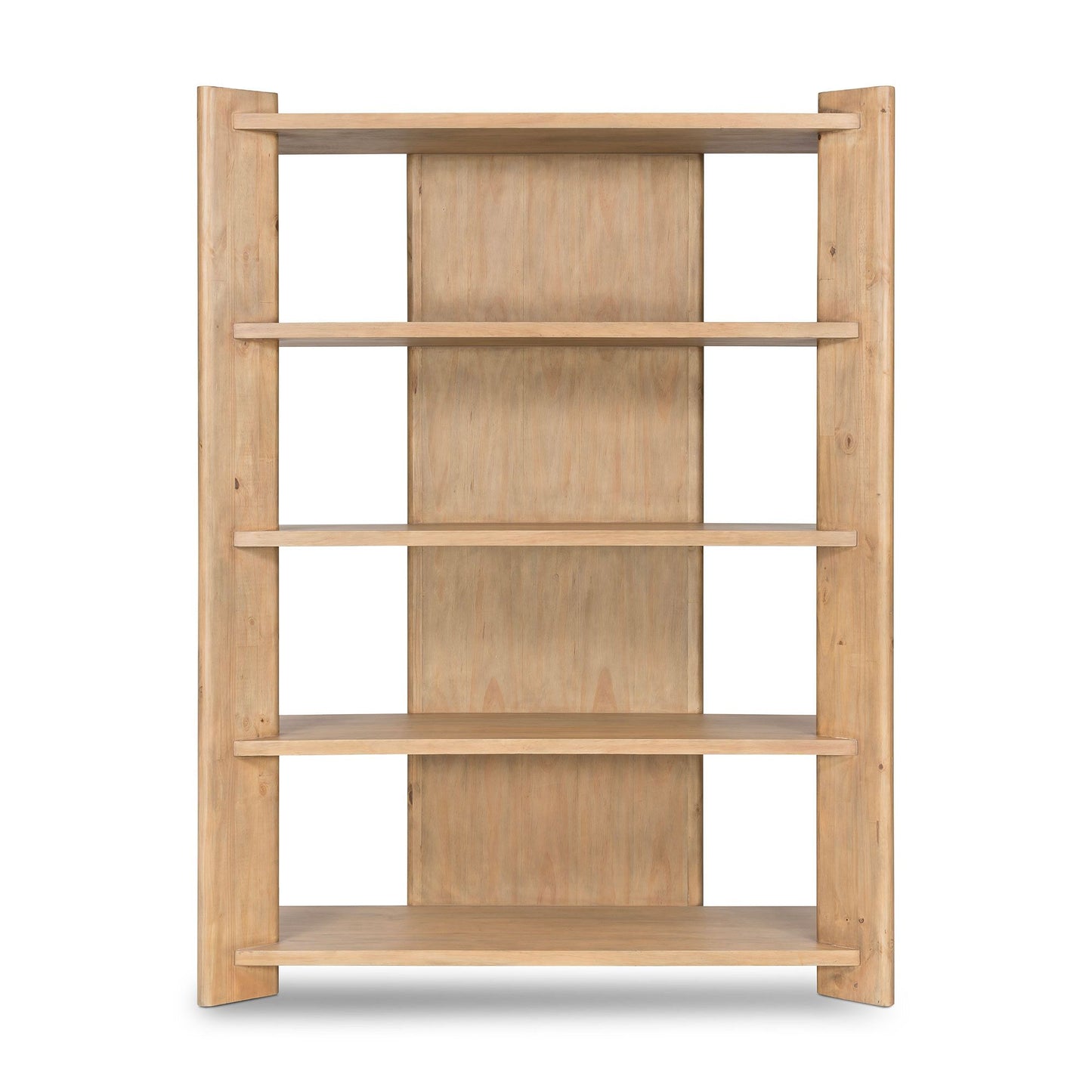 Solid Wood Intersecting Bookcase (62")