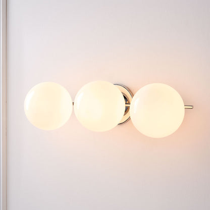 Sphere & Stem 3-Light Sconce (24")