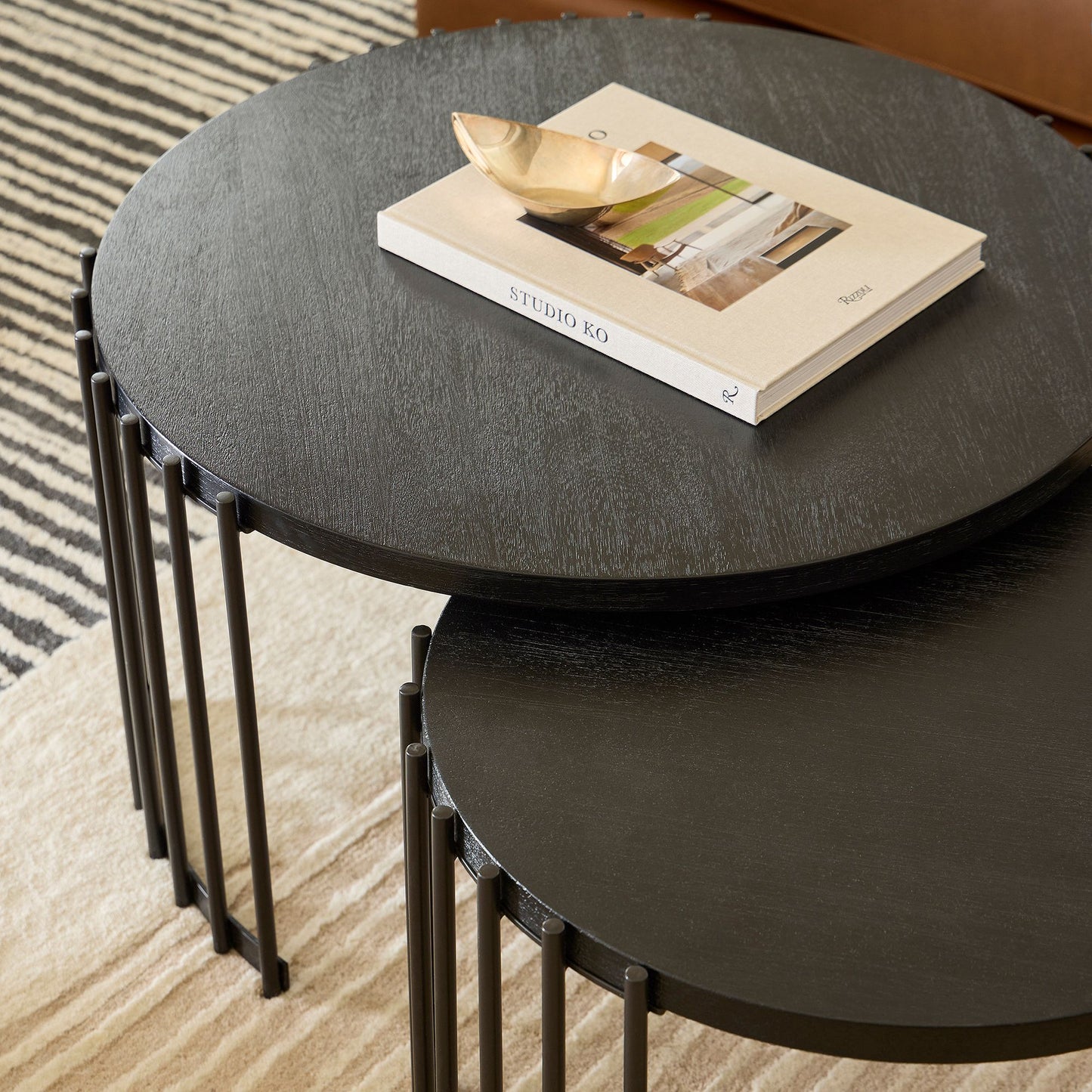 Spoke Nesting Coffee Tables