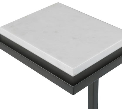 Steiner Marble Square Accent Table (10")