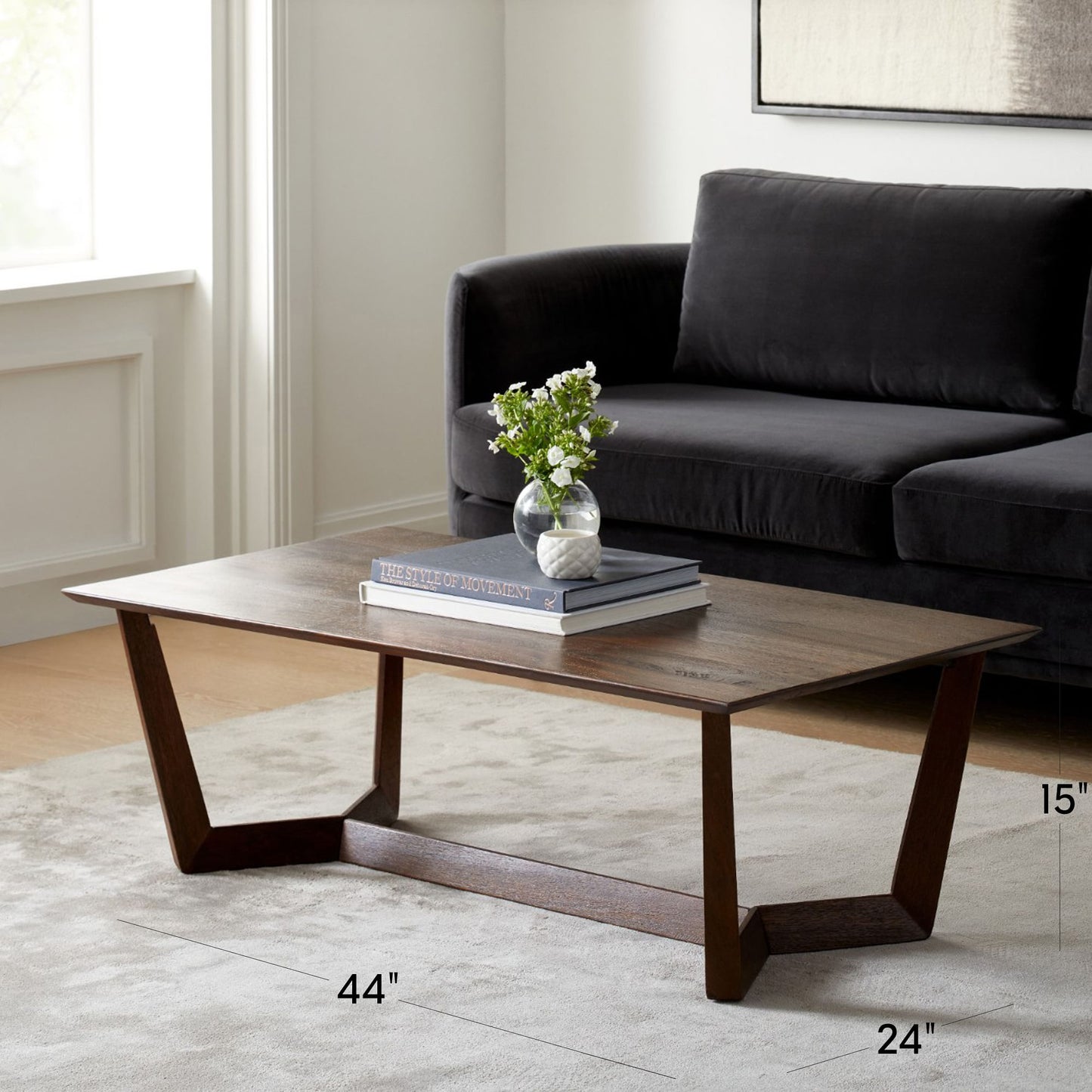 Stowe Rectangle Coffee Table (44")