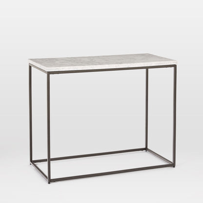 Streamline Side Table (28") - Marble