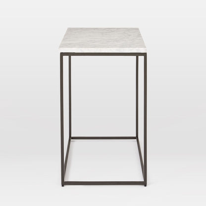 Streamline Side Table (28") - Marble