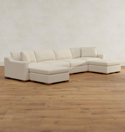 Sublimity 6-Piece Double Ottoman Sectional Sofa