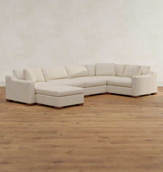 Sublimity 6-Piece Sectional Sofa With Ottoman