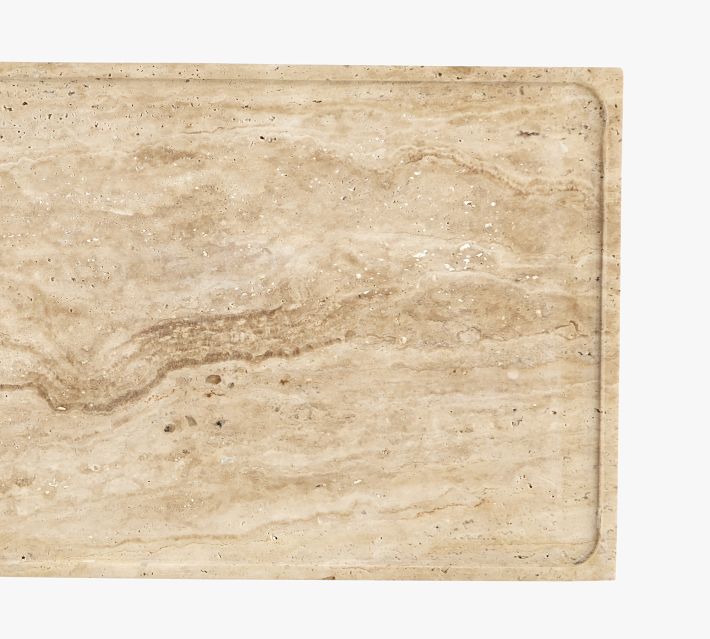 Tate Rectangular Marble C-Table (20")