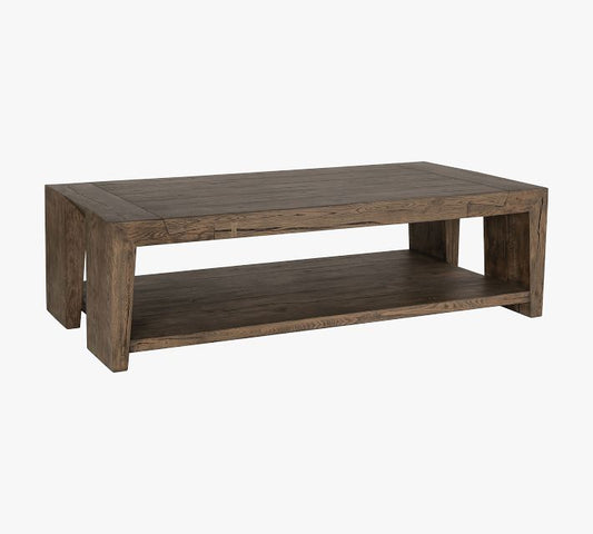 Travis Rectangular Reclaimed Wood Coffee Table (60")