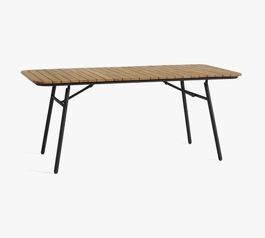 Tulum Acacia Folding Outdoor Dining Table (71")