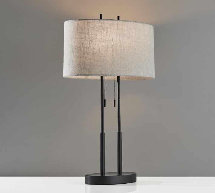 Tuppence Metal Table Lamp (27")