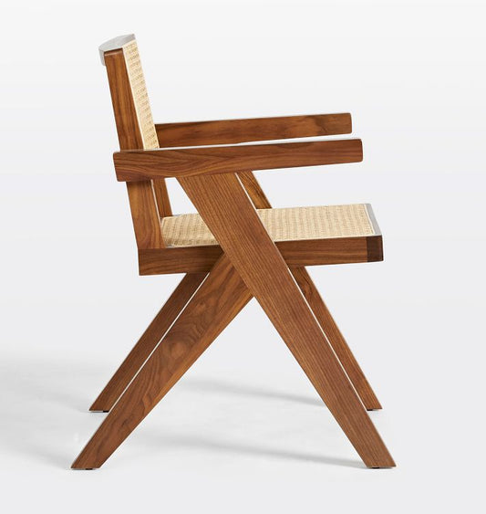 Tuttle Caned Arm Chair