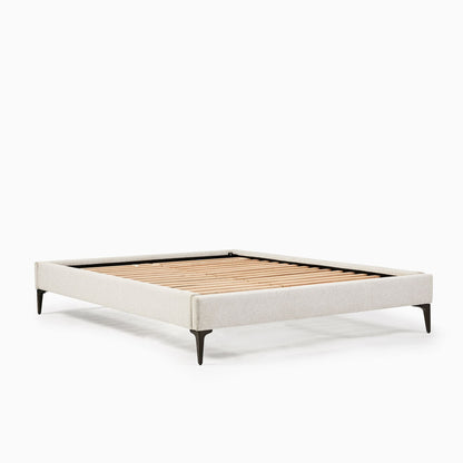 Upholstered Bed Frame - Metal Legs