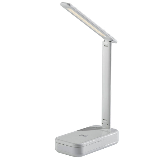 Uv-C Sanitizing Desk Lamp W/ Wireless Charging & Smart Switch (21")