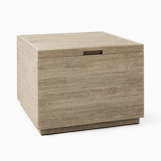 Volume Outdoor Square Storage Side Table (26")