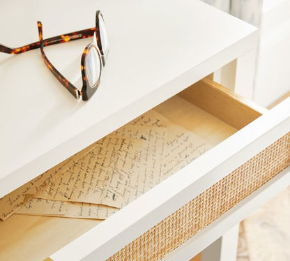 Westly Cane Writing Desk (38")