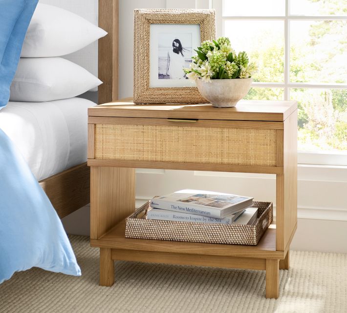 Westly Cane Nightstand (26")