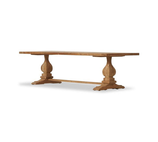 Wilder Reclaimed Teak Wood Outdoor Dining Table