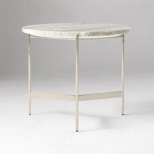 Wiley Marble Side Table (20")