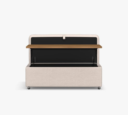 York Storage Ottoman With Pull Out Table