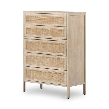 Yvette Woven 5-Drawer Dresser (33")